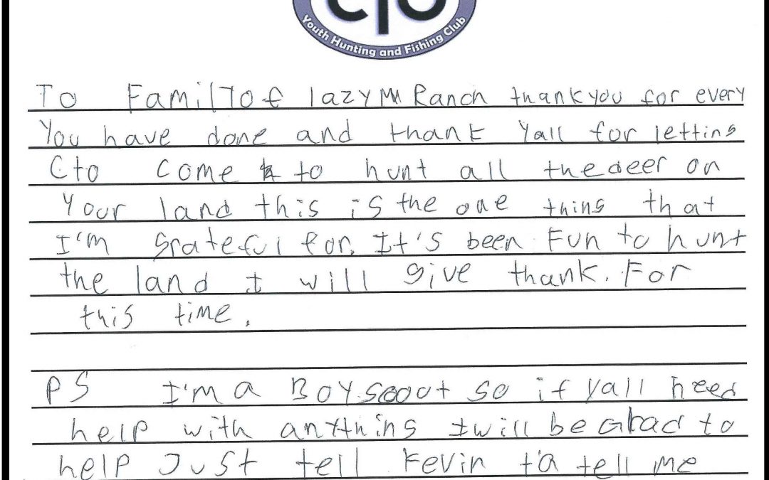Lazy M Ranch and CTO Team Up for Youth Program