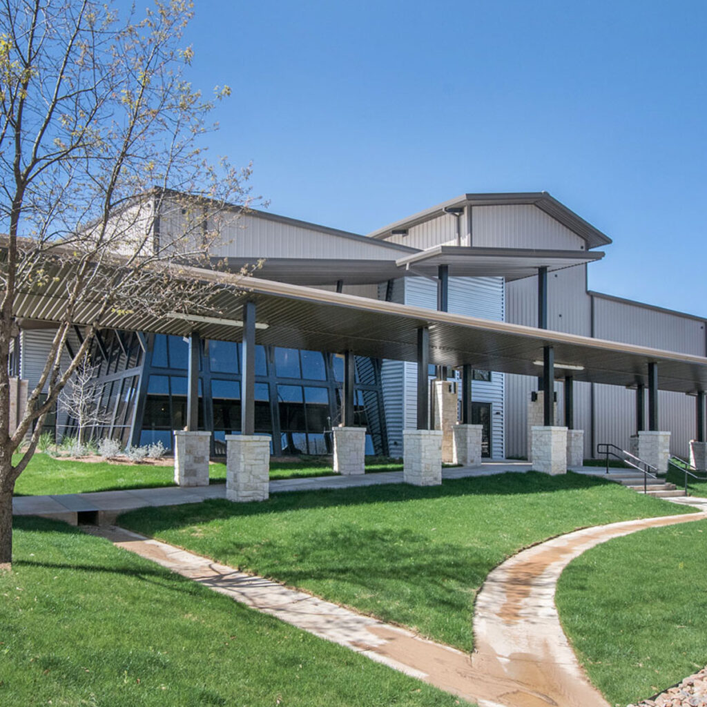 Exterior of Cross Mountain Church.